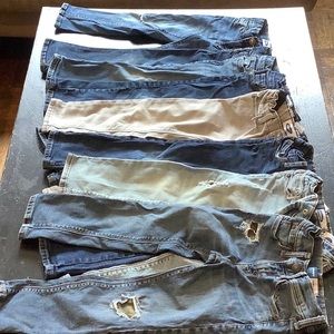 Old Navy Boys Jeans Bundle - 8 Pairs